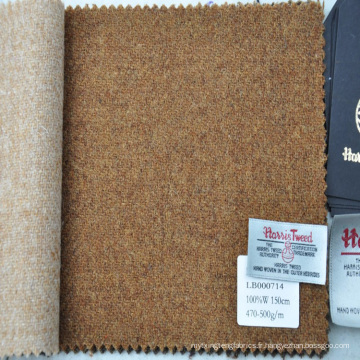 tissu de tweed uni